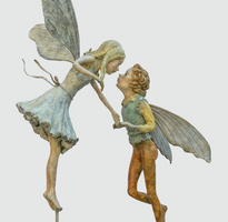 Gorse Fairies Bronze Garden Sculpture